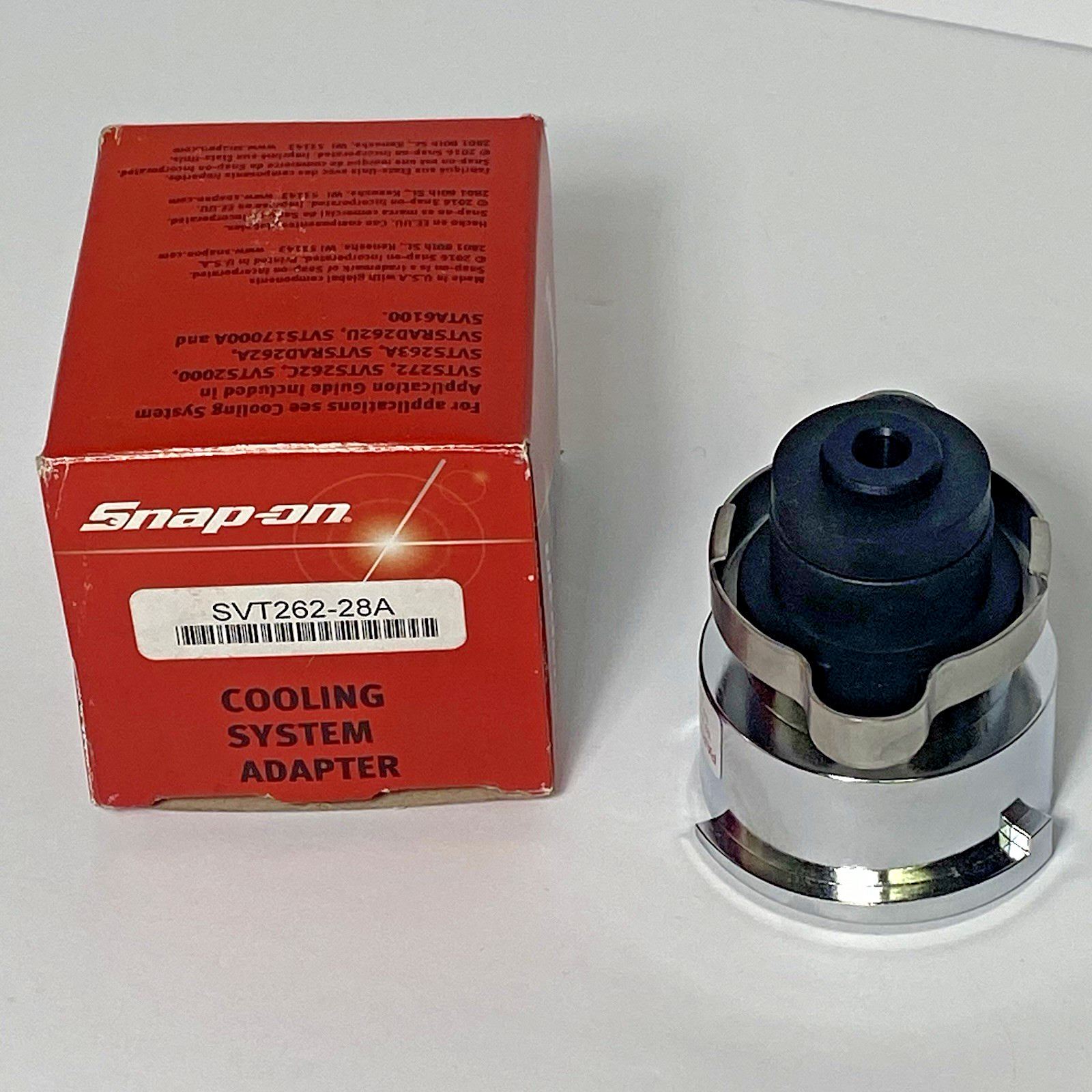 Snap-on SVT262-28A Cooling System Adapter 32mm x 15mm Open Box in Original Box