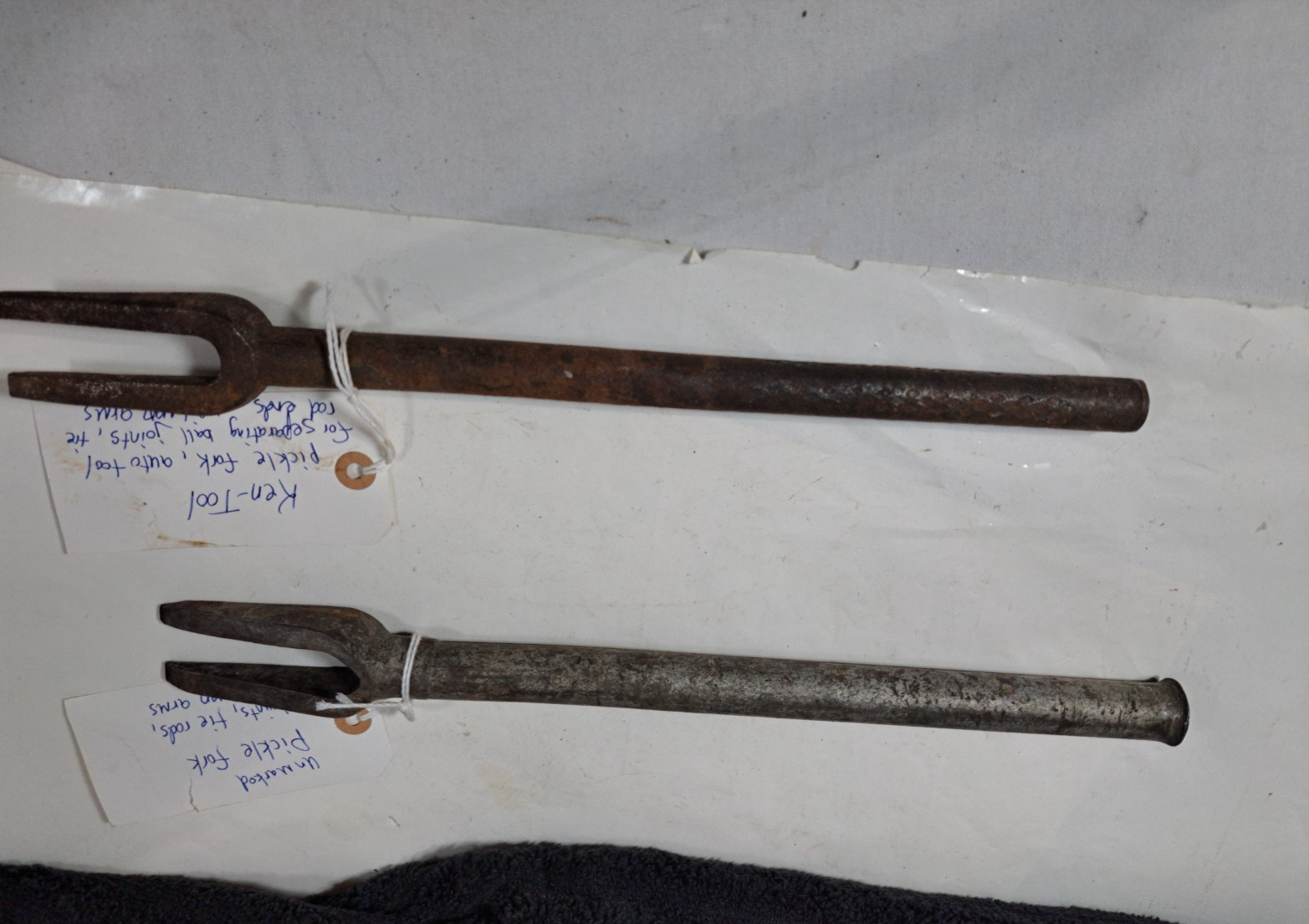 1 Vtg Ken Tool B-37 Tie Rod Ball Joint Separator 15″ Long Pickle Fork Tool USA