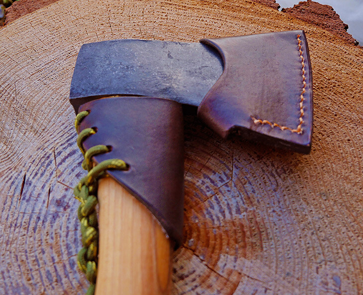 Leather Collar Guard / Protector for Husqvarna/Hultafors Agdor 15″ Axe/Hatchet