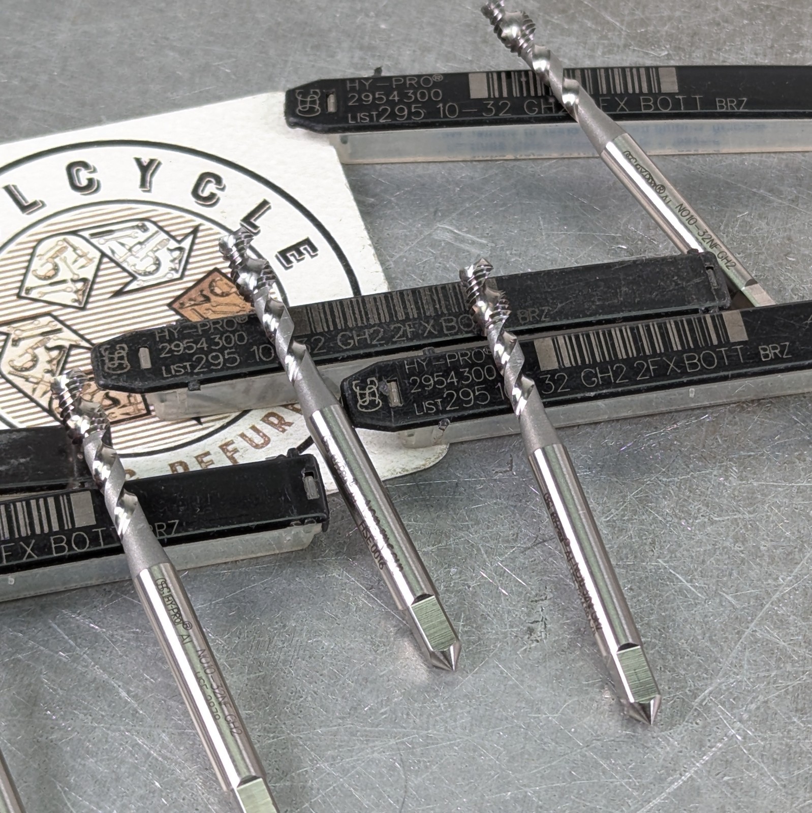 6 Spiral Taps 10-32 Bottom Sharp! 3-Flute GH-2 HS OSG HY-PRO Machinist Tool{811