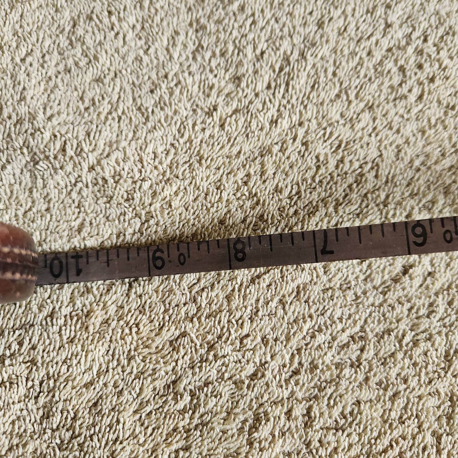 Vintage Justus Roe & Sons 50 Foot Leather Wrapped Measuring Tape