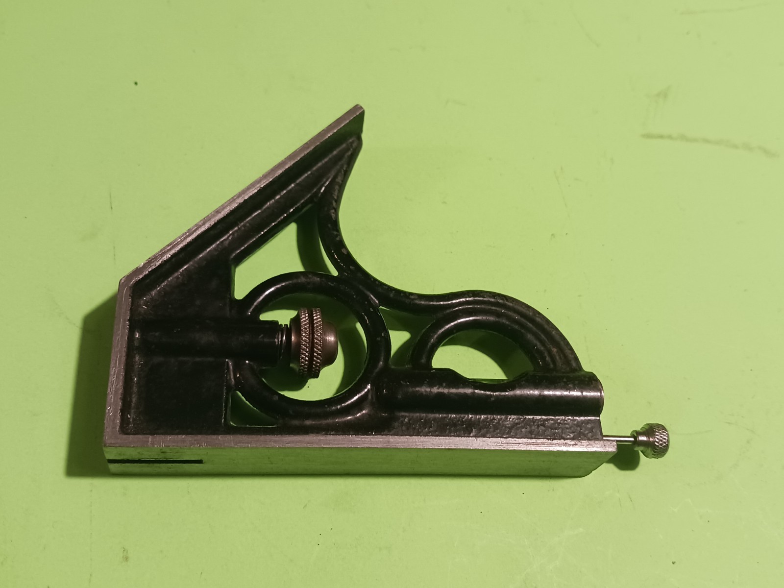 Vintage UNION Tool Co Combination Square 4pcs Head,Center Finder,12″rule &scribe