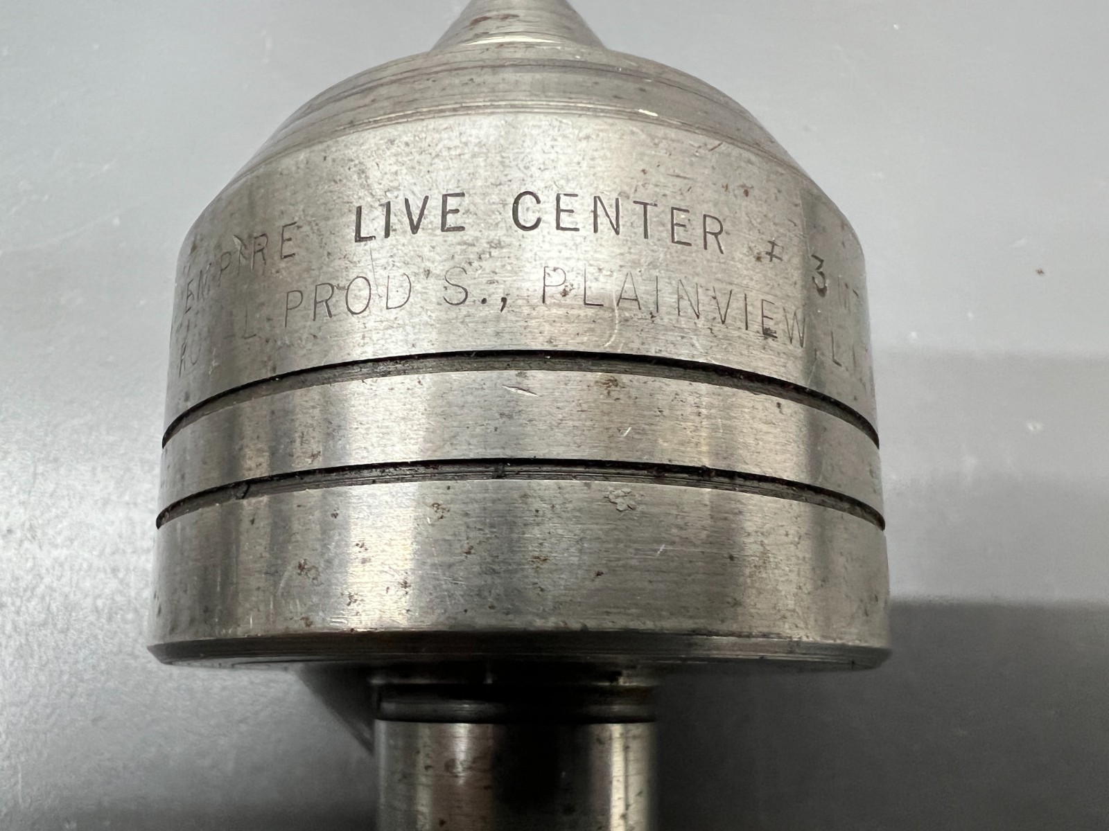 ROYAL EMPIRE LIVE CENTER MT3 MORSE TAPER MACHINIST LATHE TAILSTOCK – USA