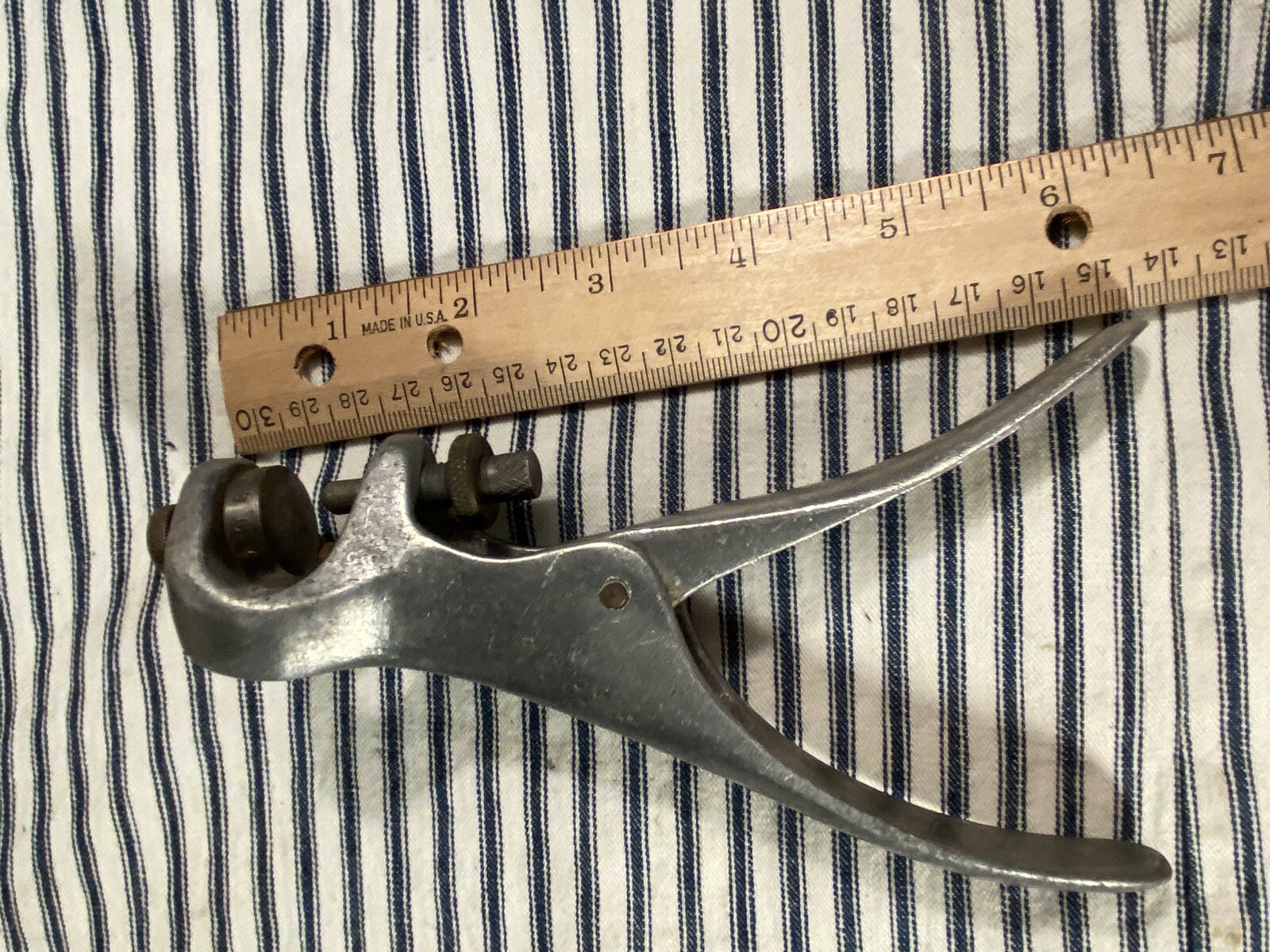 Saw Set Setting Pliers Aluminum Old Style Tool H26