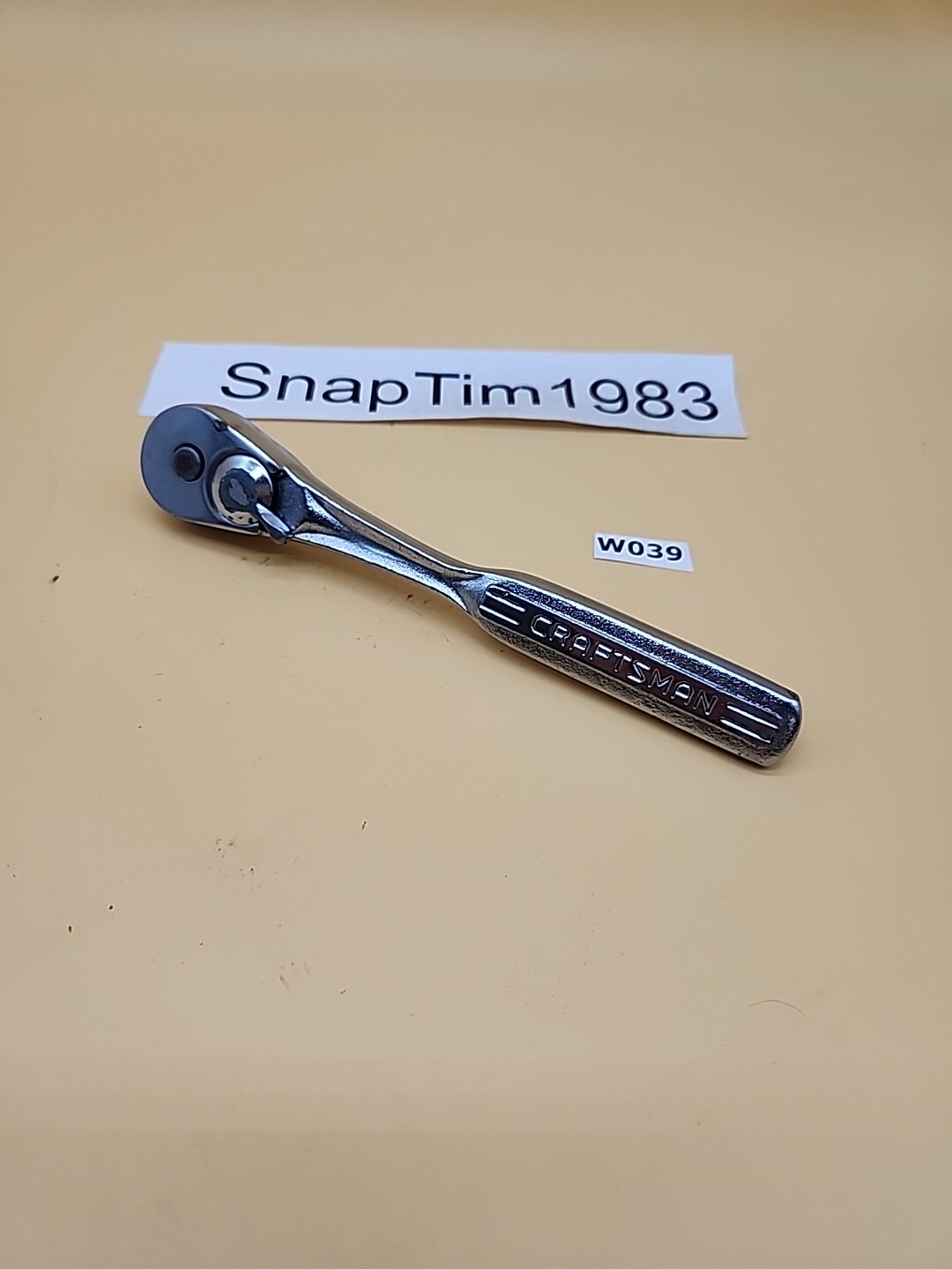 Craftsman Tools -V- 43784 Socket Wrench, 3/8″ Drive, 7 inches USA