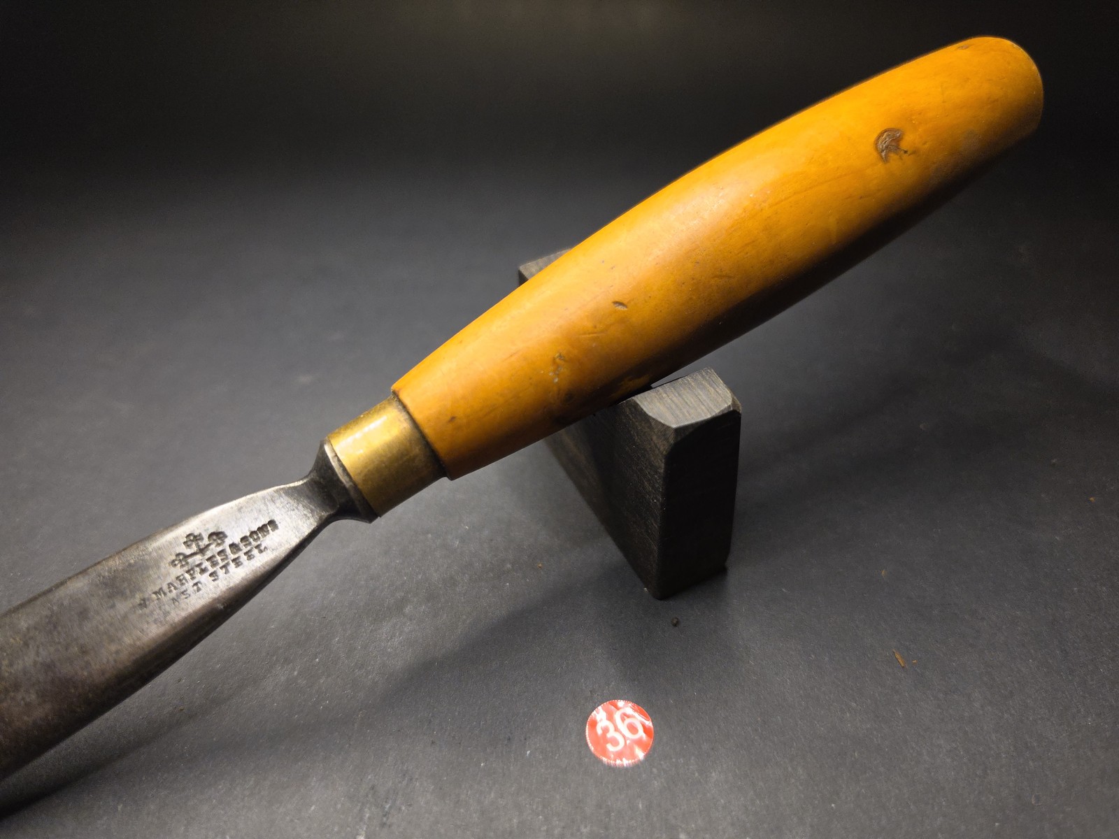 W Marples No 4 Sweep Shallow Gouge 7/8 in Cut Wood Carving Chisel Sheffield