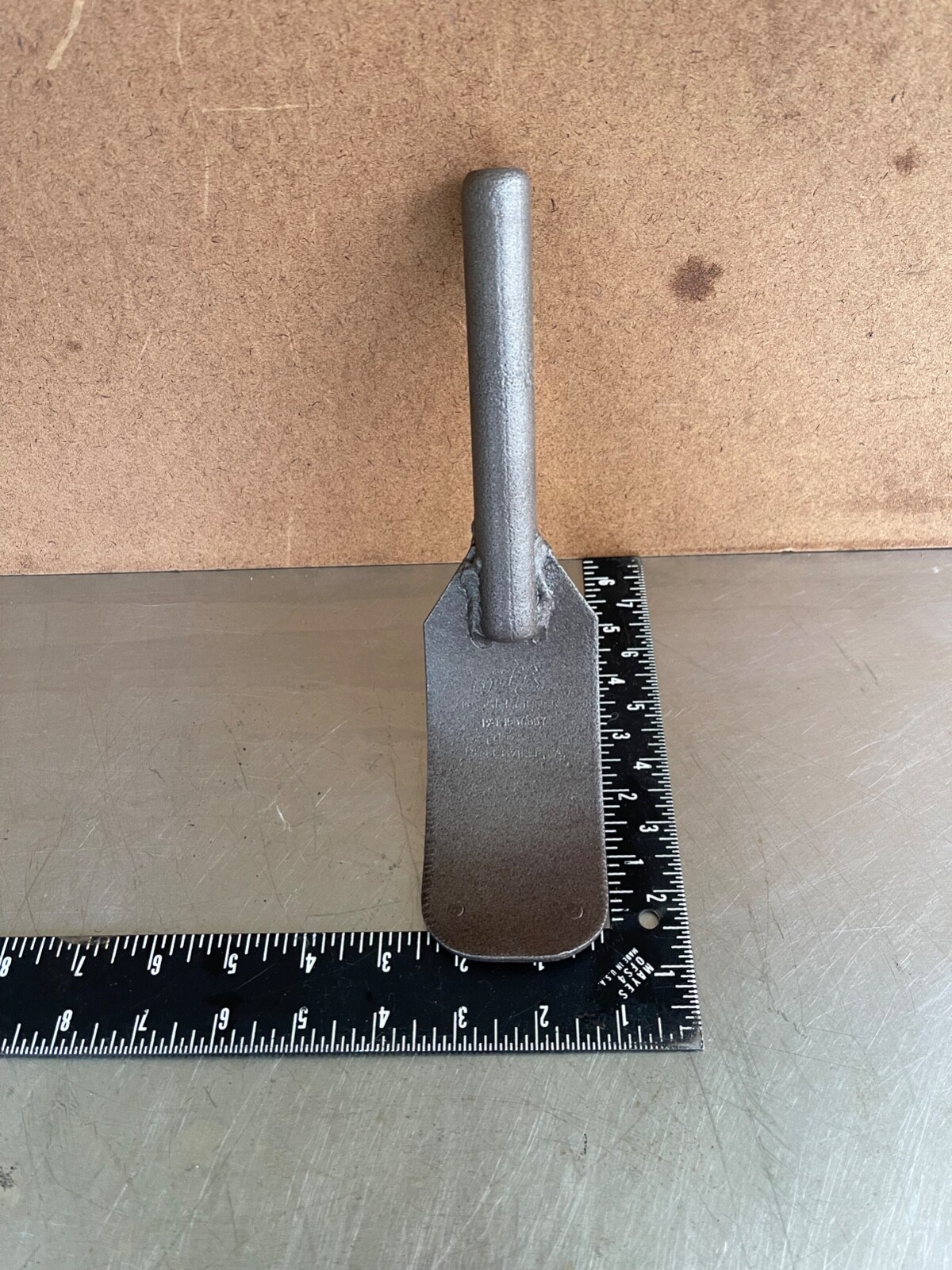 Vintage Rustic Jiffy Basket Lidder,Old Fruit Produce Wood Basket Lid Tool