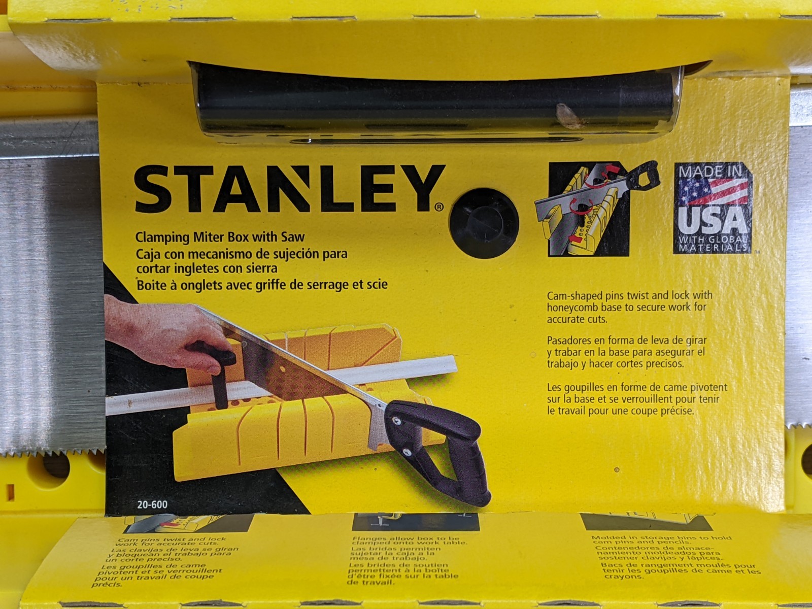 Stanley 20-600 Clamping Miter Box with Saw NEW! Made in USA