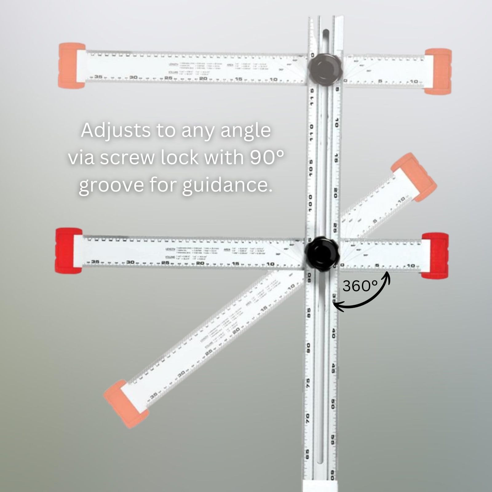 Kapro – 317 Adjustable Drywall T-Square Tool – Aluminum – for 48-Inch, Silver