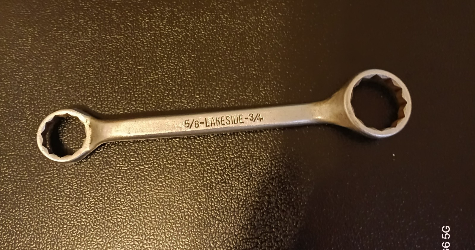 Antique Wards Lakeside 5/8″ X 3/4″ 12 Point Deep Offset Box Wrench 1920’s