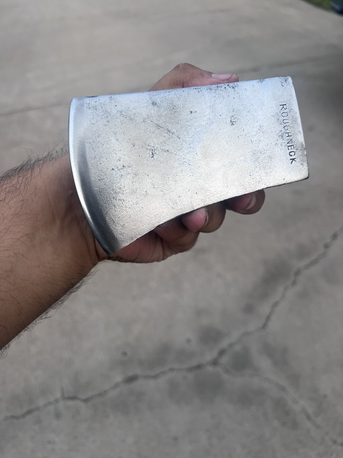 Bad-Axe Cleaned Up: ROUGHNECK Axe Head 1 1/4 WK21 Polished Sharpened