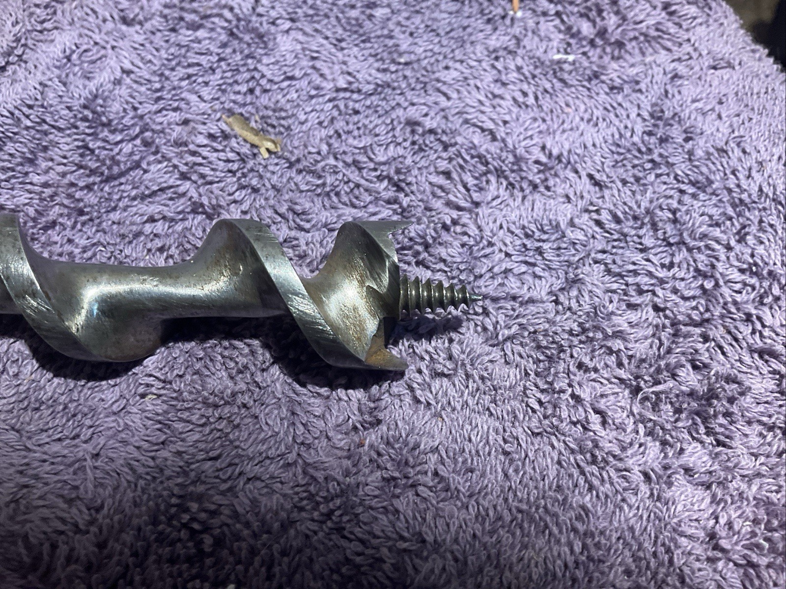 RARE Vtg Stanley Wood Boring Spiral Auger Bit H1227 13/16″ 9.25″ Long USA