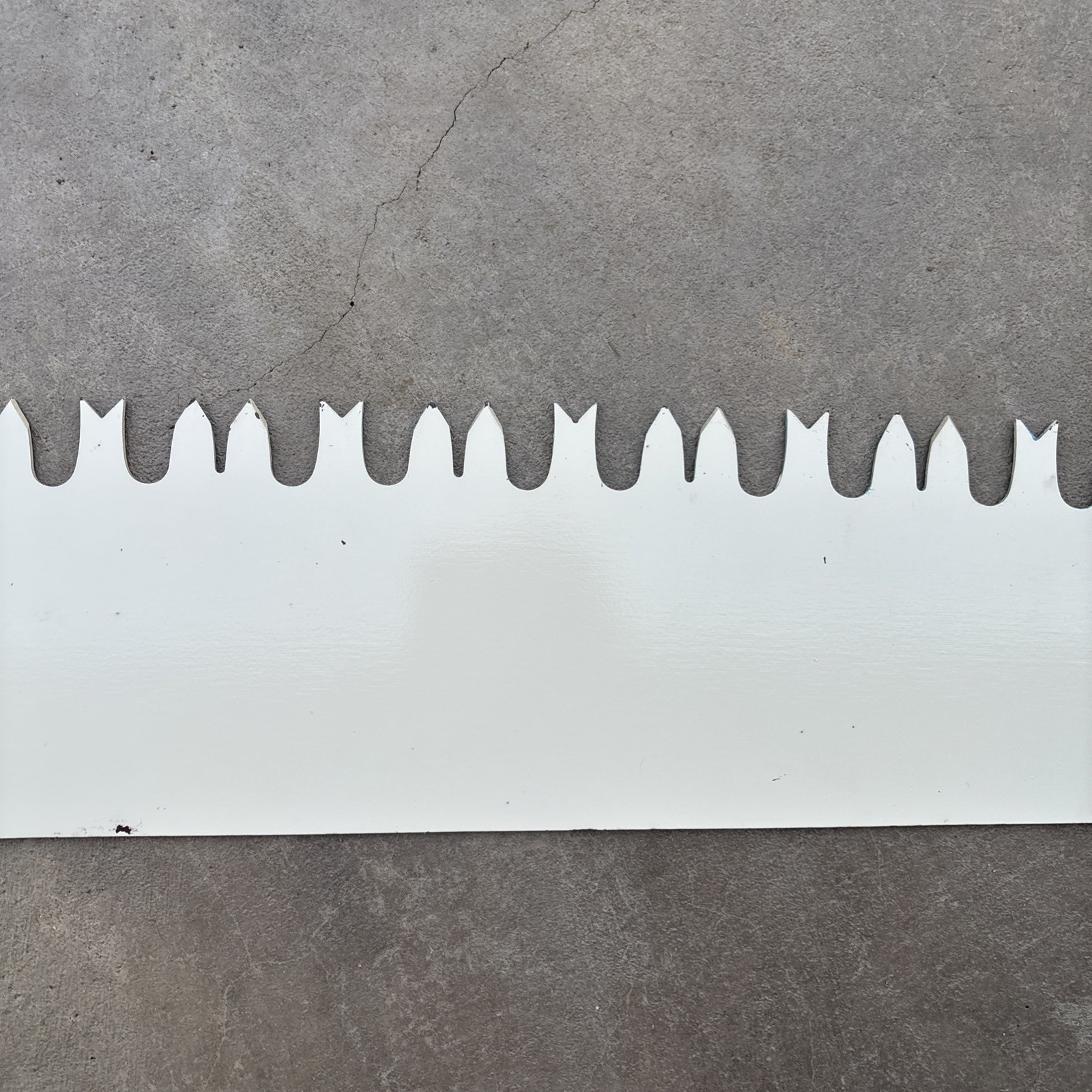 5’6″ Hand Painted 2 Man 2 Handle Crosscut Saw Folk Art Country Farm Amish Barn