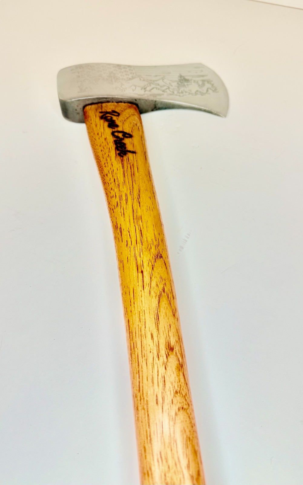 Oakwedge: Rone Creek 2.5LB Engraved American Polished Steel: Sheath