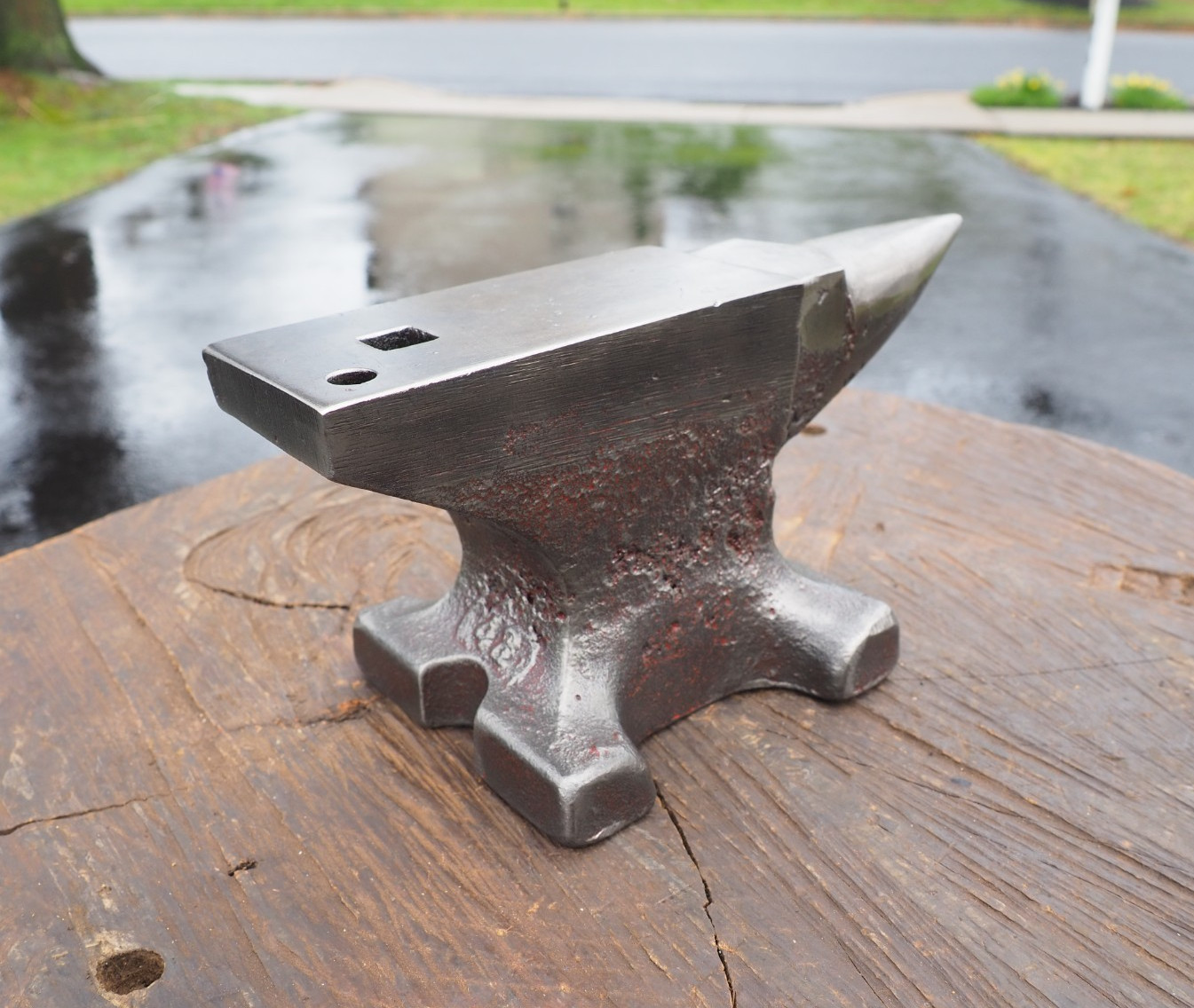 SMALL 10LB “VULCAN” BLACKSMITH ANVIL #0 CRAFT LEATHER JEWELER BENCH TOP TINSMITH