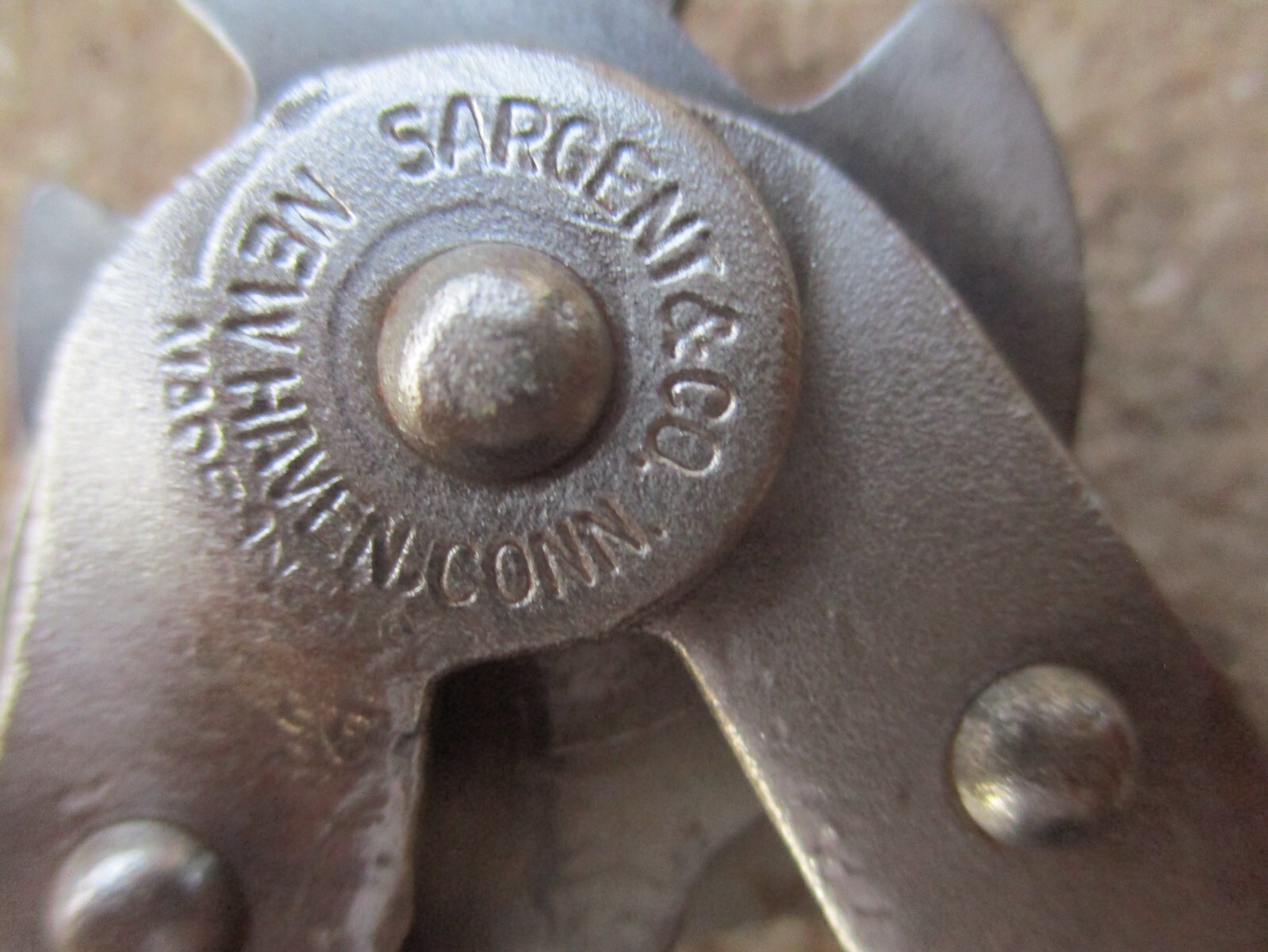 SARGENT & CO 4 ” 2 POSITION WIRE CUTTER TOOL VNTG SARGENT WIRE CUTTER USA MADE