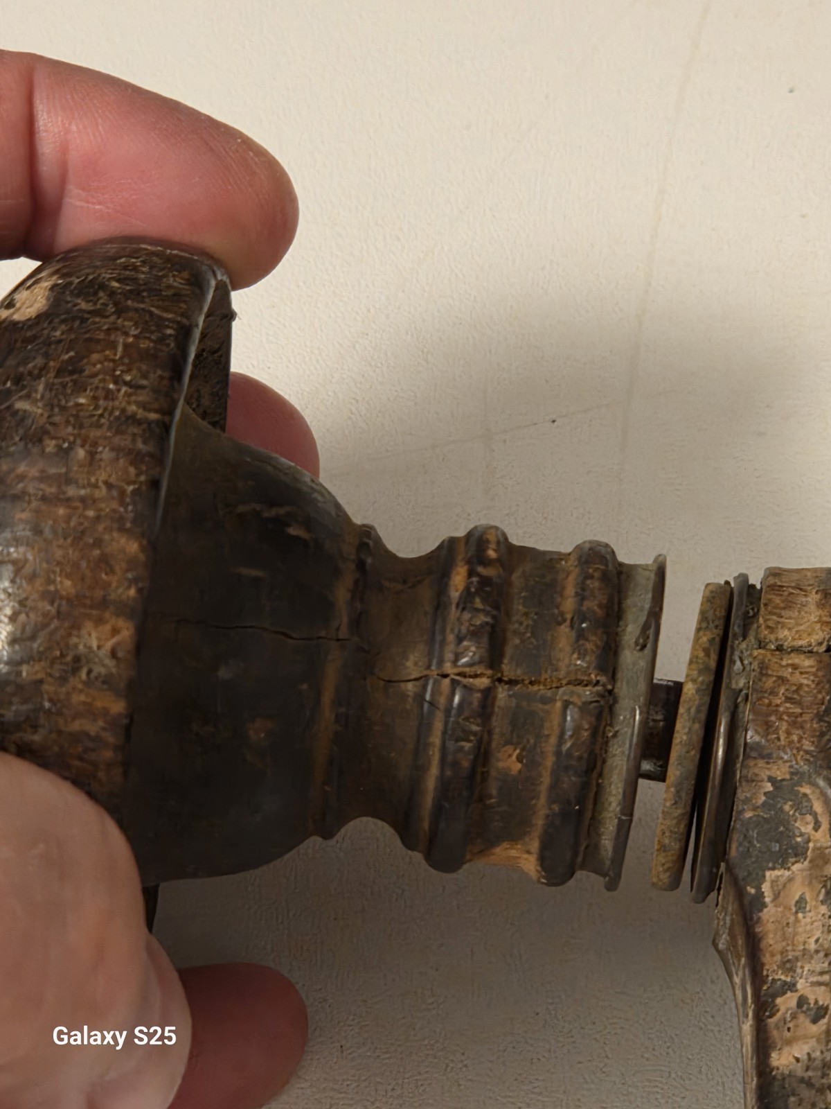Moulson Brothers Antique hardwood brace Spares Repairs Only ! Damaged 🇬🇧
