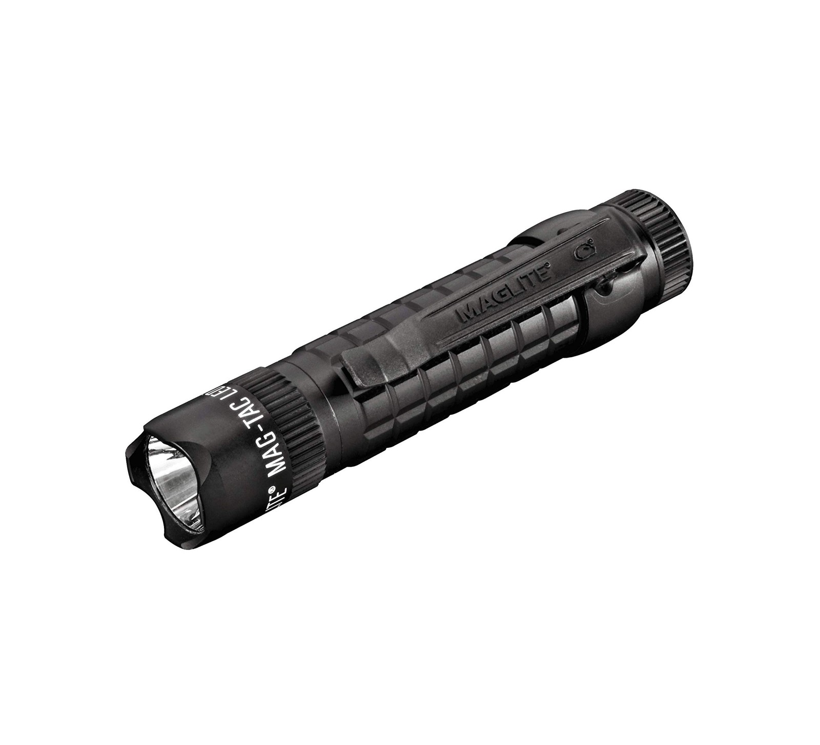 Maglite MAG-TAC 2-Cell CR123 LED Tactical Flashlight – Crowned Bezel, Black