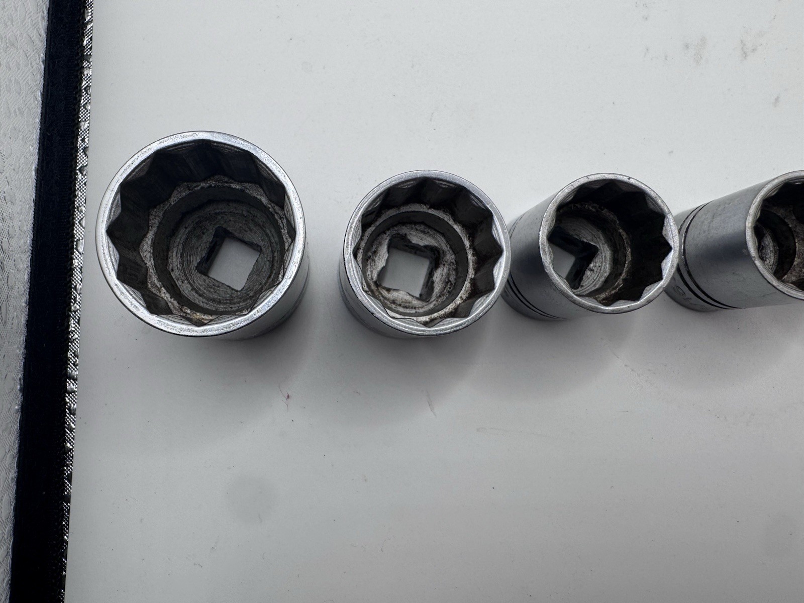 Vintage Indestro USA 6072 1/4” Ratchet; Socket Lot 3/8 And 1/4 Drive; Wrench