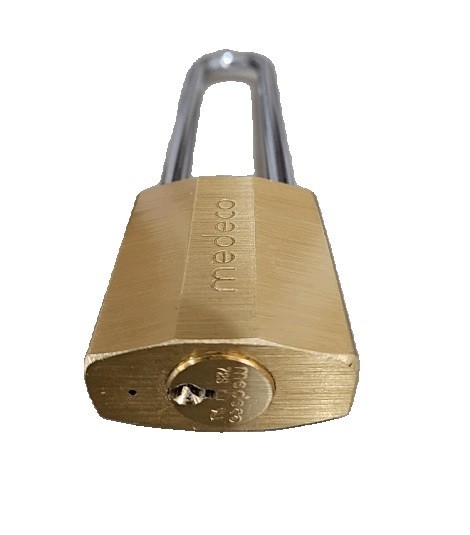 MEDECO 5 INCH shackle padlock 1-3/4 wide body with High Security 00 Keyway 2 Key