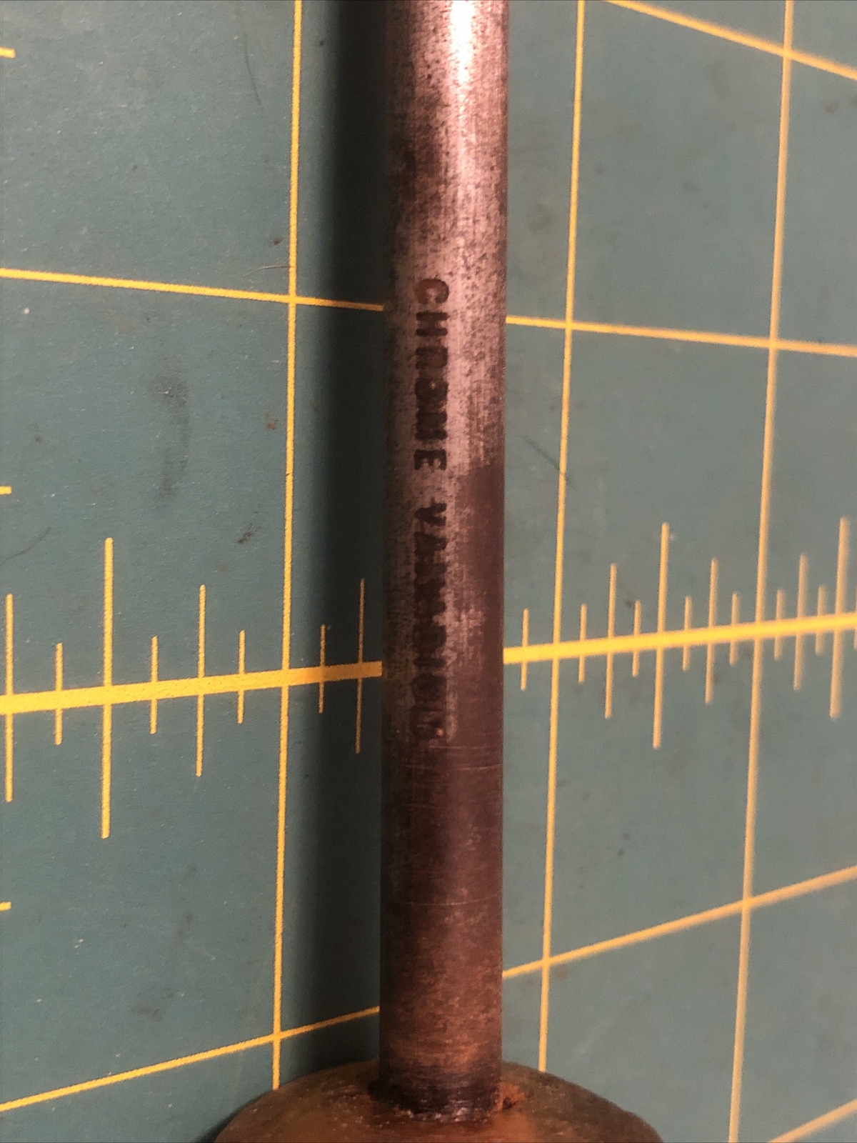 Vintage Dayton USA 5/16” Slot Screwdriver no. 4X466 Old Mechanics Tool 10” Long