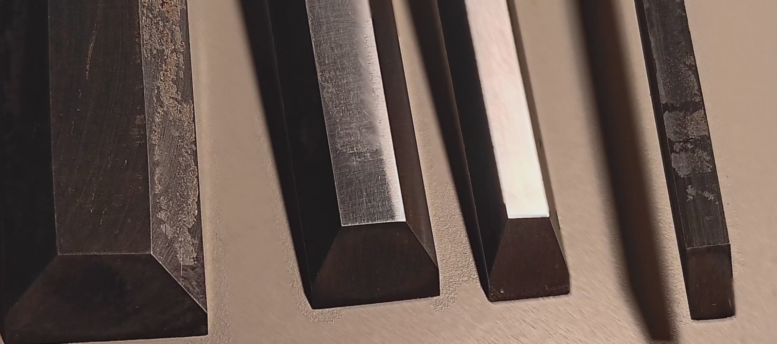Vintage Miller’s Falls 4 – Piece wood chisel set Model #1434C