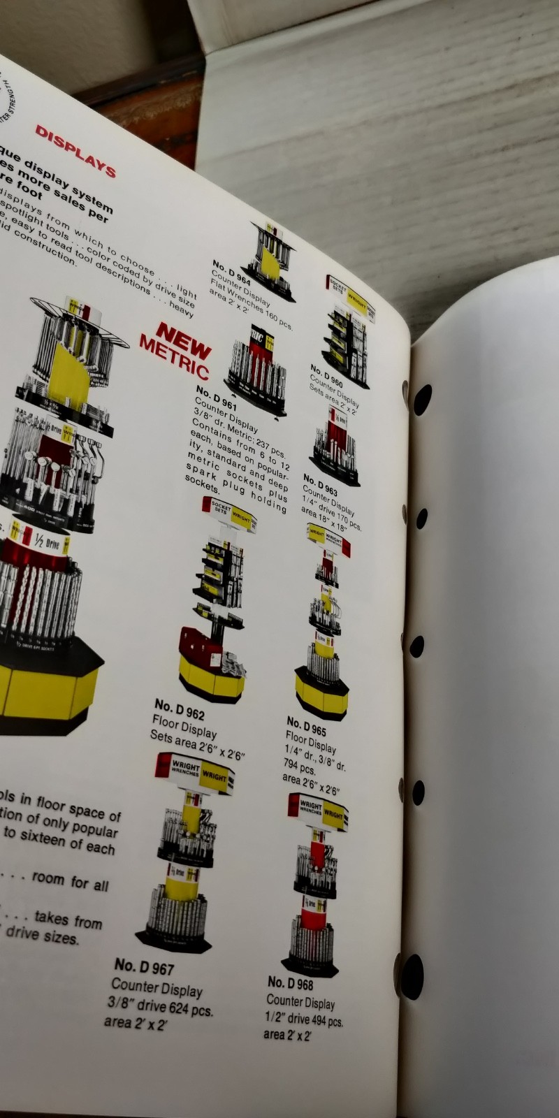 1973 WRIGHT Catalog #110 tools sockets ratchets C1