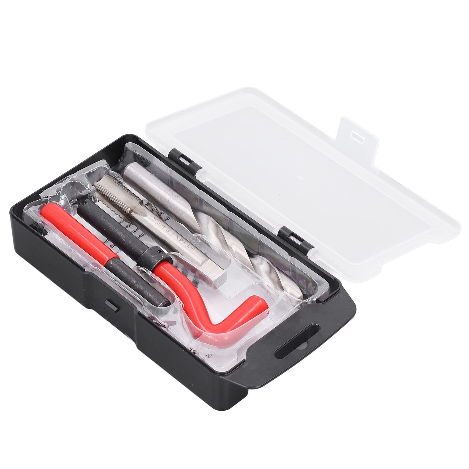 15Pcs/Set Thread Repair Kit Insert Compatible Hand Tool For Auto Repairing