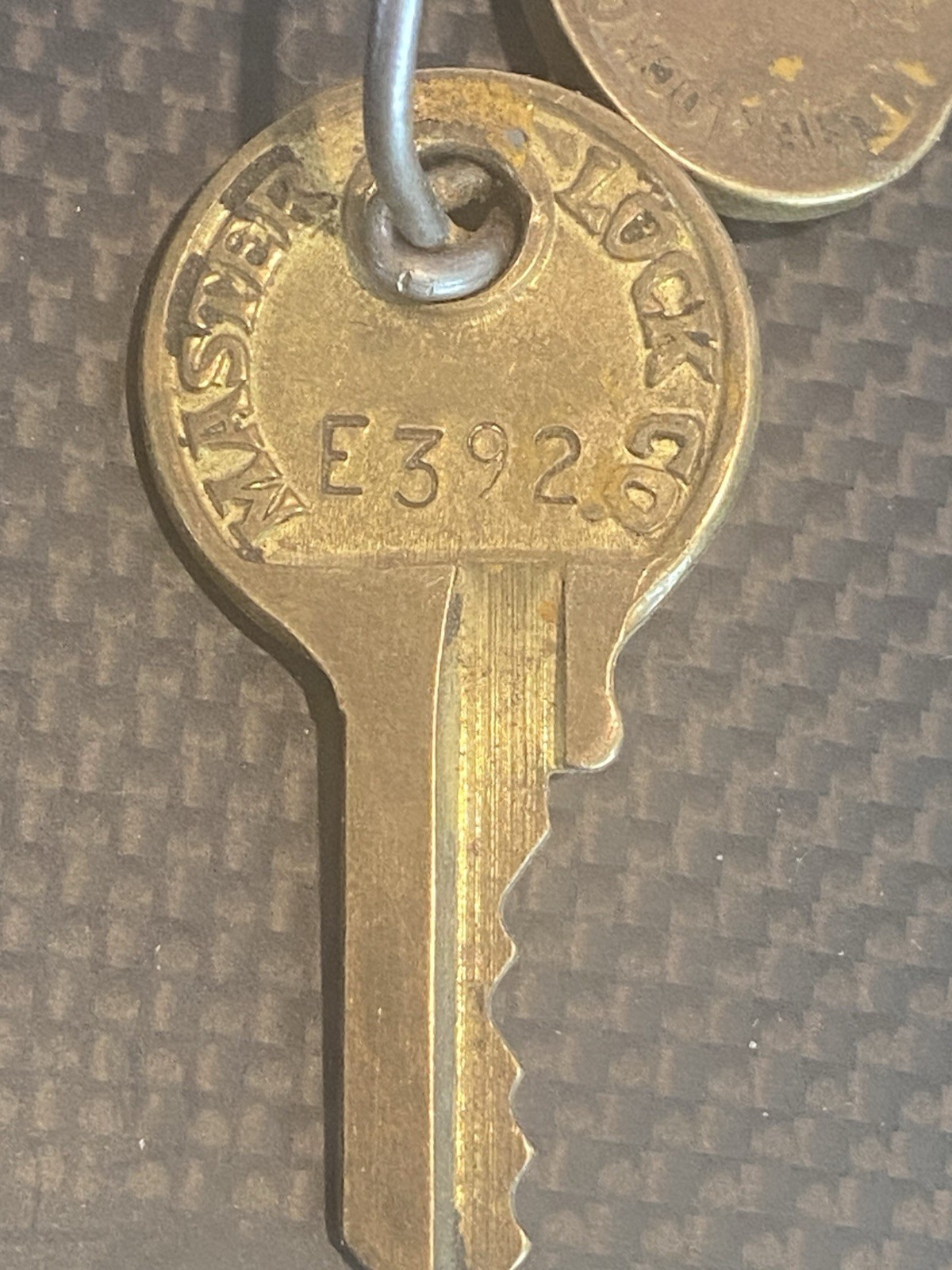 Vintage, Two Master Lock Keys, Milwaukee Wis U.S.A., #E392 and #2826.