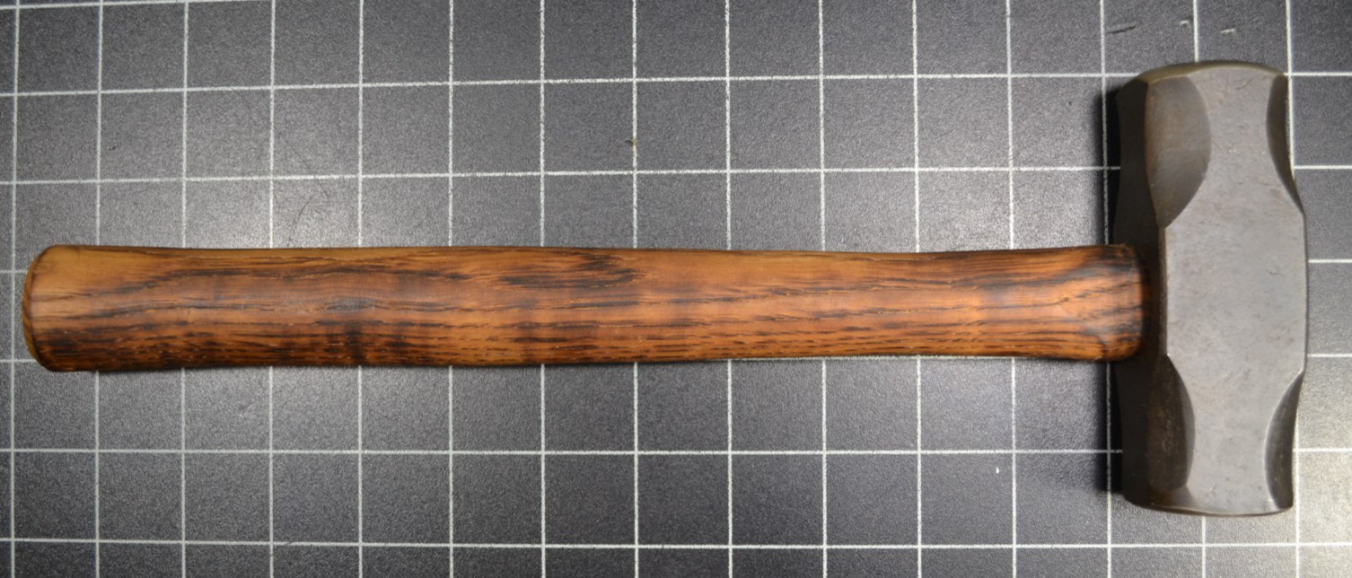BLACKSMITH CUSTOM MADE FORGING HAMMER – ALL ORIGINAL – NEW