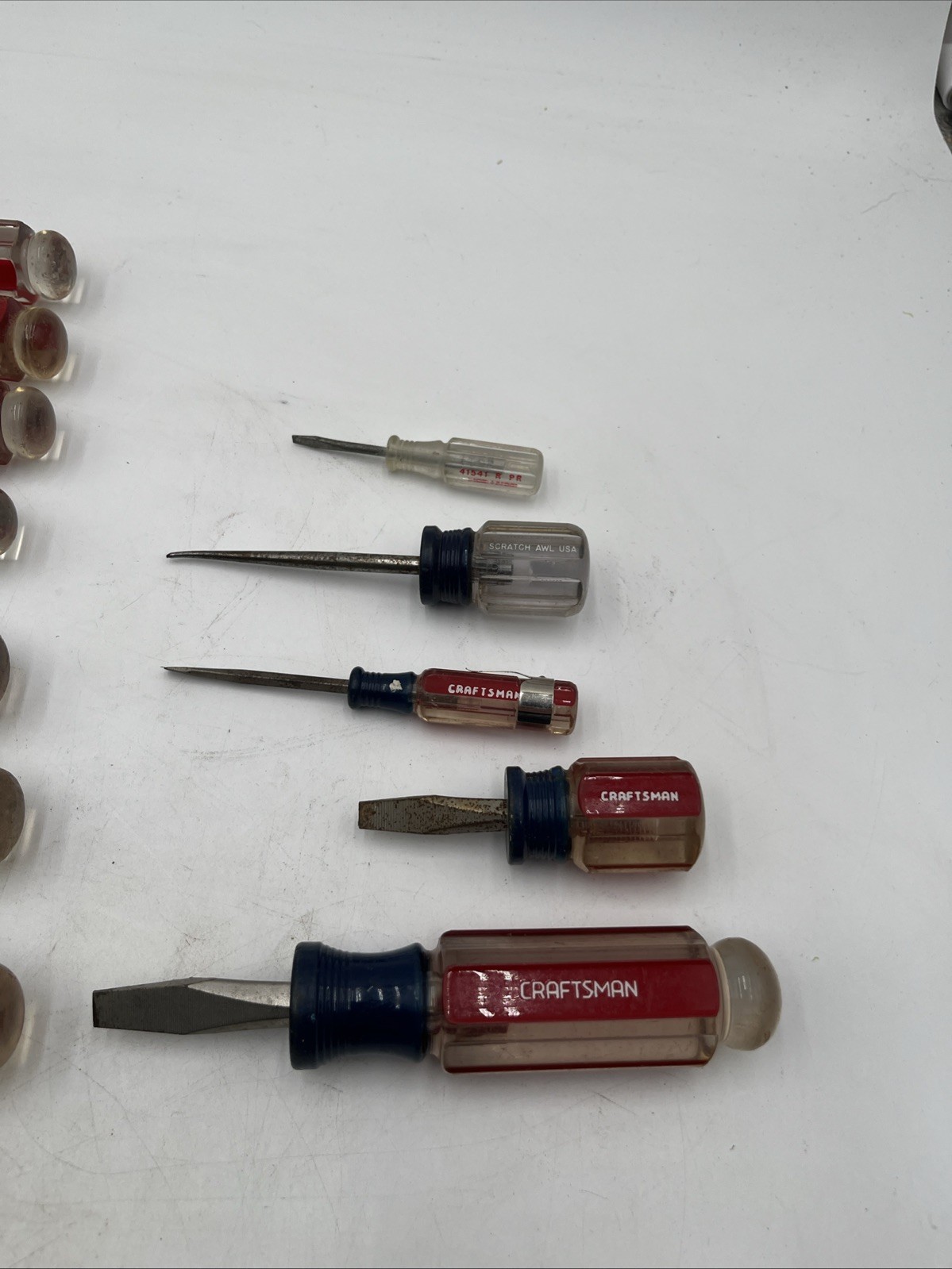 Vintage Craftsman Screwdriver 25 Piece Set Phillips Flat Head & Torx Made In USA