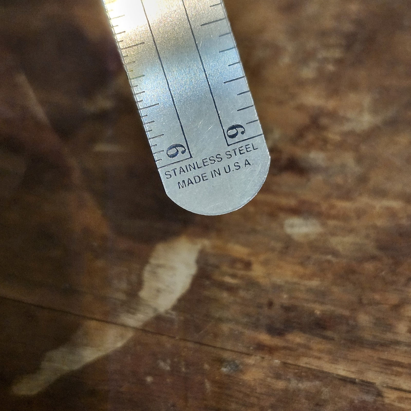 John Crain Systems Stainless Steel 6” Ruler Sliding Depth Gauge Executive USA