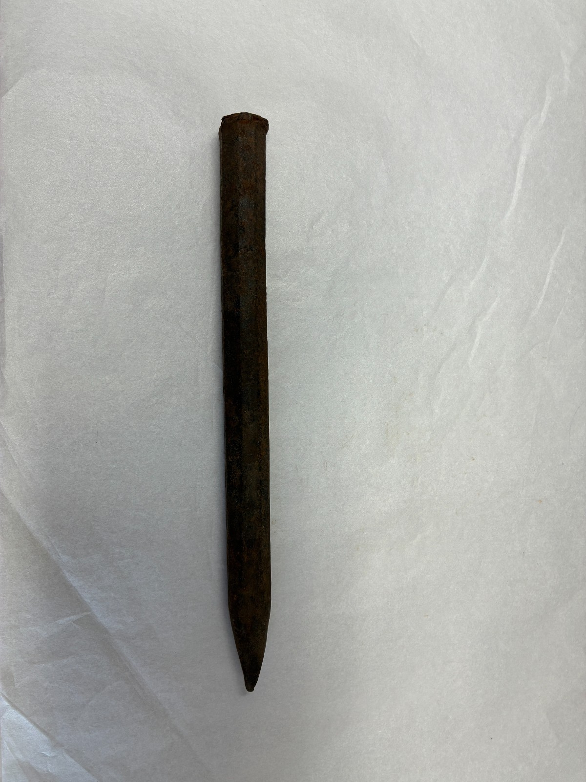 Vintage Pointed Cold Chisel Forged Steel 1940s-1960s Masonry Metalwork Punch USA