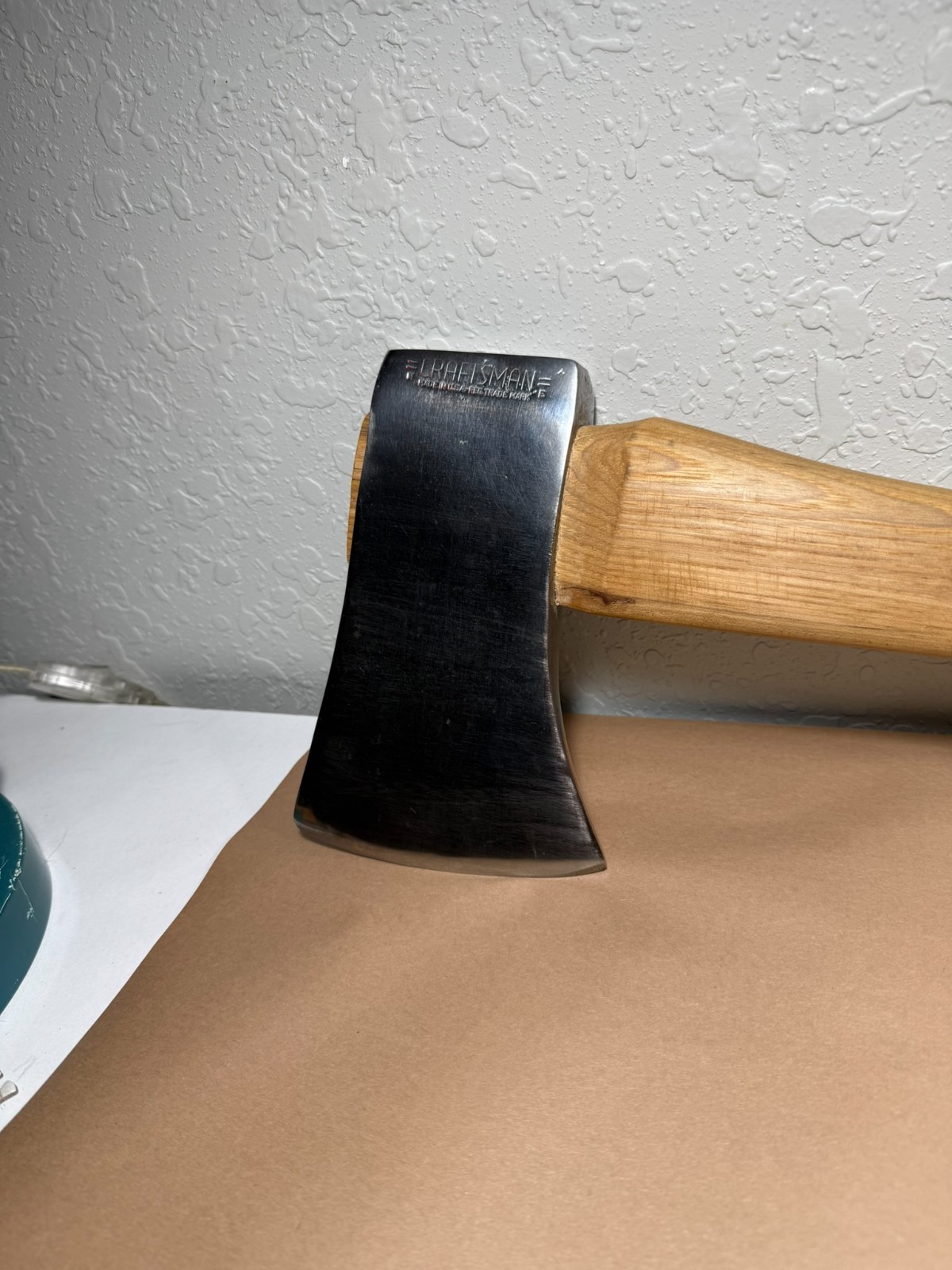 Craftsman Single Bit AXE HEAD VINTAGE LOGGING CAMP MADE IN USA FULLY POLISHED