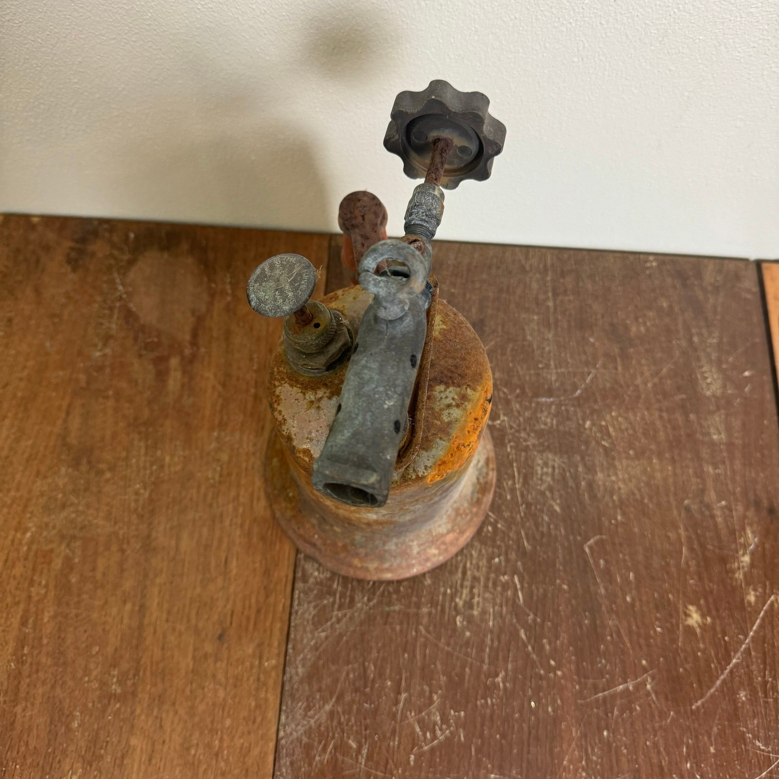 Vintage Turner Brass Works Blowtorch Antique Industrial Gas Torch Sycamore IL