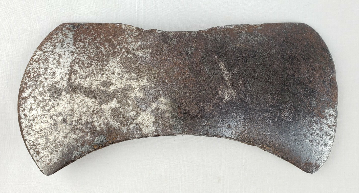 Antique LARGE Double Bit Axe Head 3lb 10 oz 9″ Long Vintage Collector Sager?