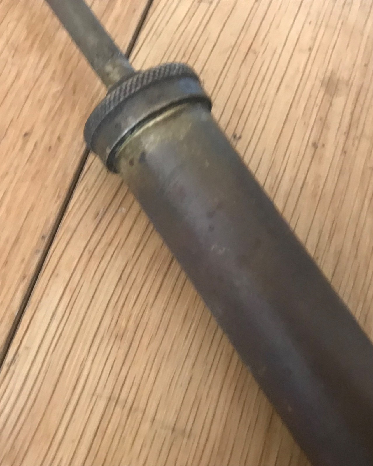 JEAVONS VINTAGE BRASS GREASE GUN / OILER GAITER VETERAN CAR TOOL KIT (CD1)
