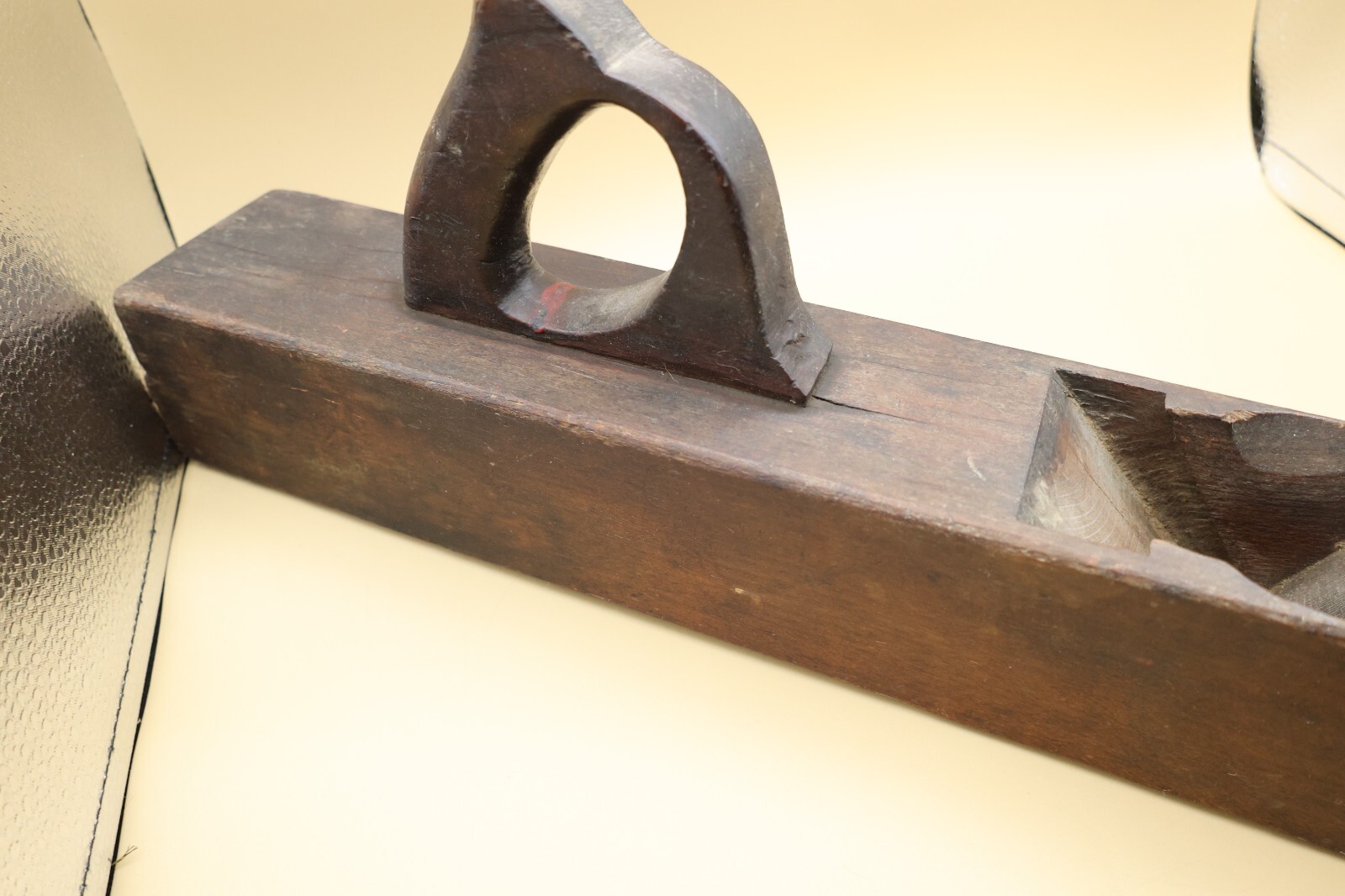Vintage Wood Block Plane 21 inches long Wooden Plane Carpenter- No Brand