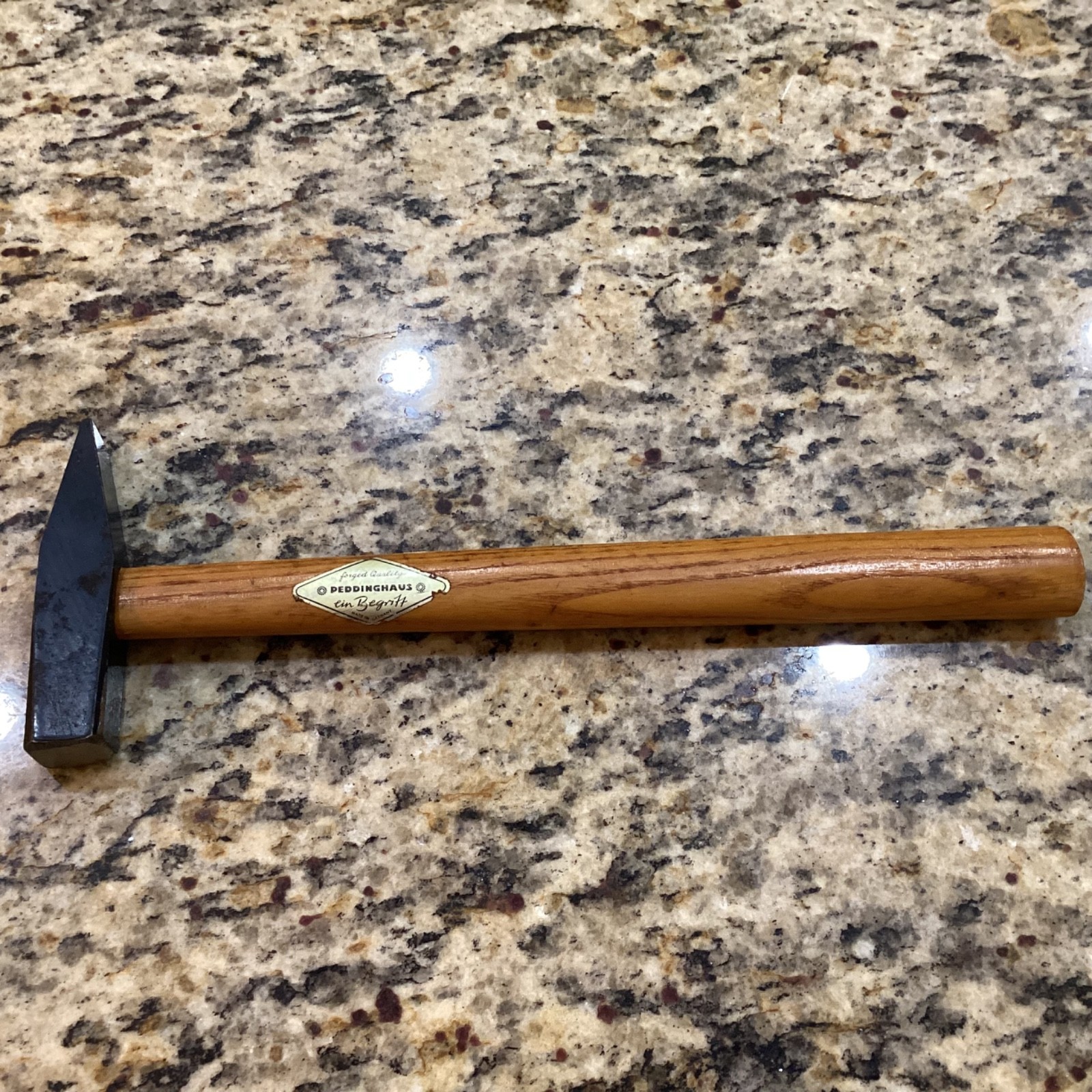 Vintage Peddinghaus 250gm Forged Cross Peen Hammer – DIN-1041 – Made in Germany