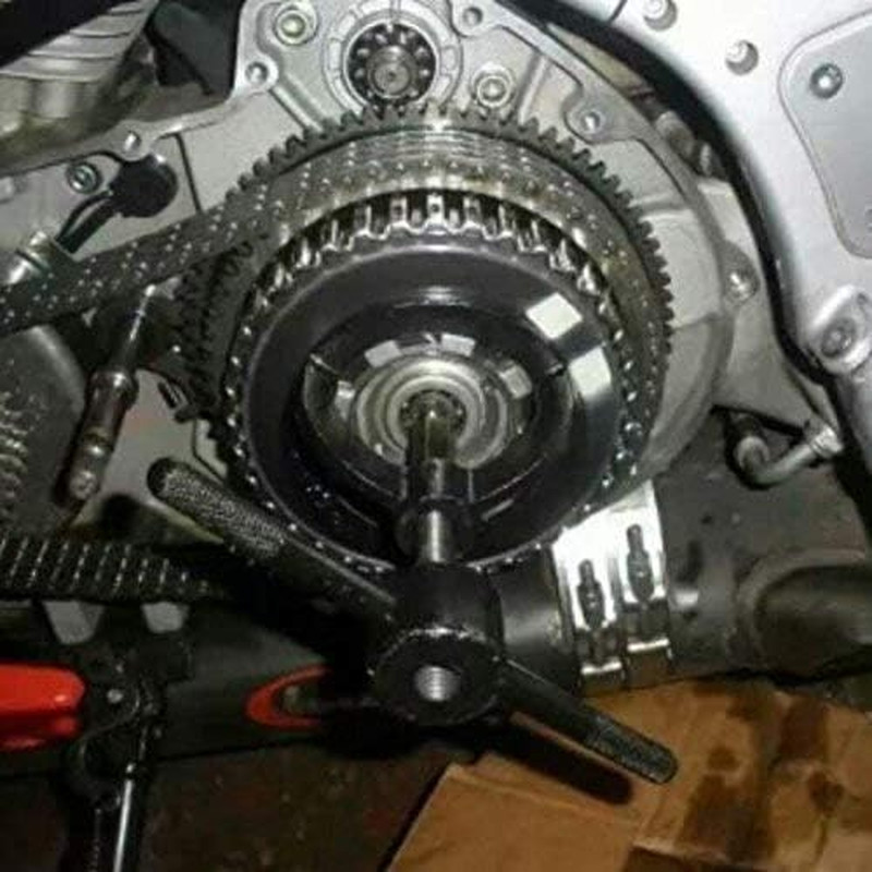 Worldmotop Clutch Spring Compressor Compression Tool Compatible with Harley 1340