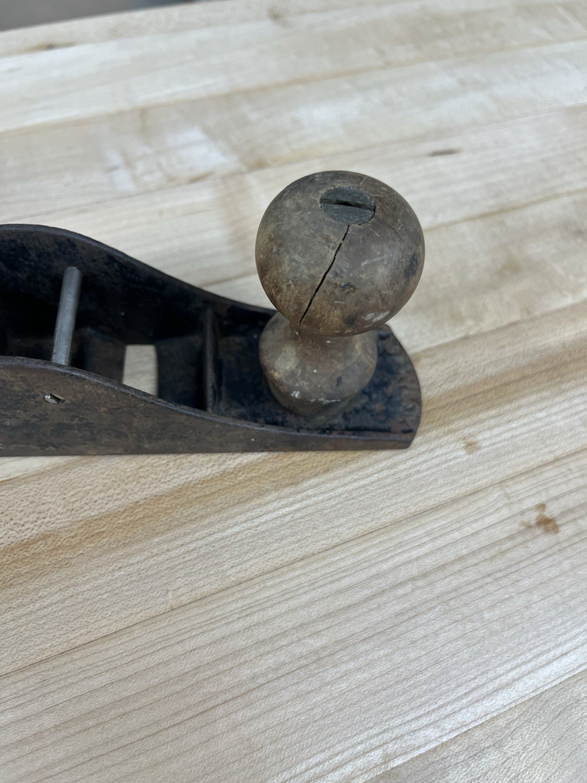 Stanley No 40 Scrub Plane Body, Tote, And Knob Only