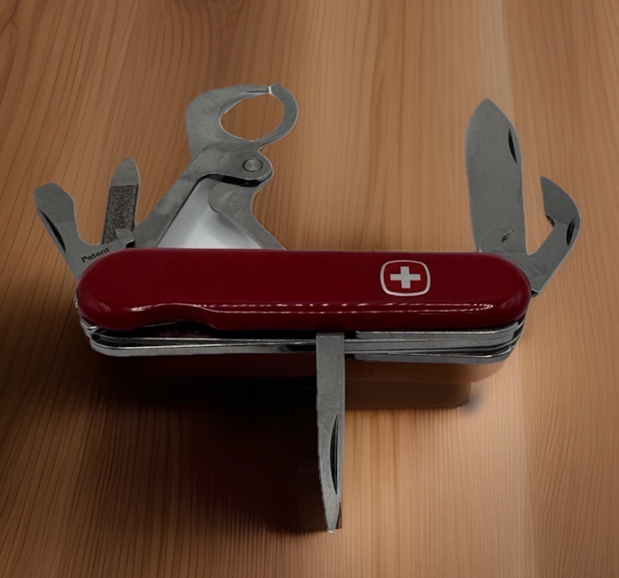 Wenger Cigar Cutter N/S Red 85mm Swiss Army Knife Discontinued Victorinox 84mm