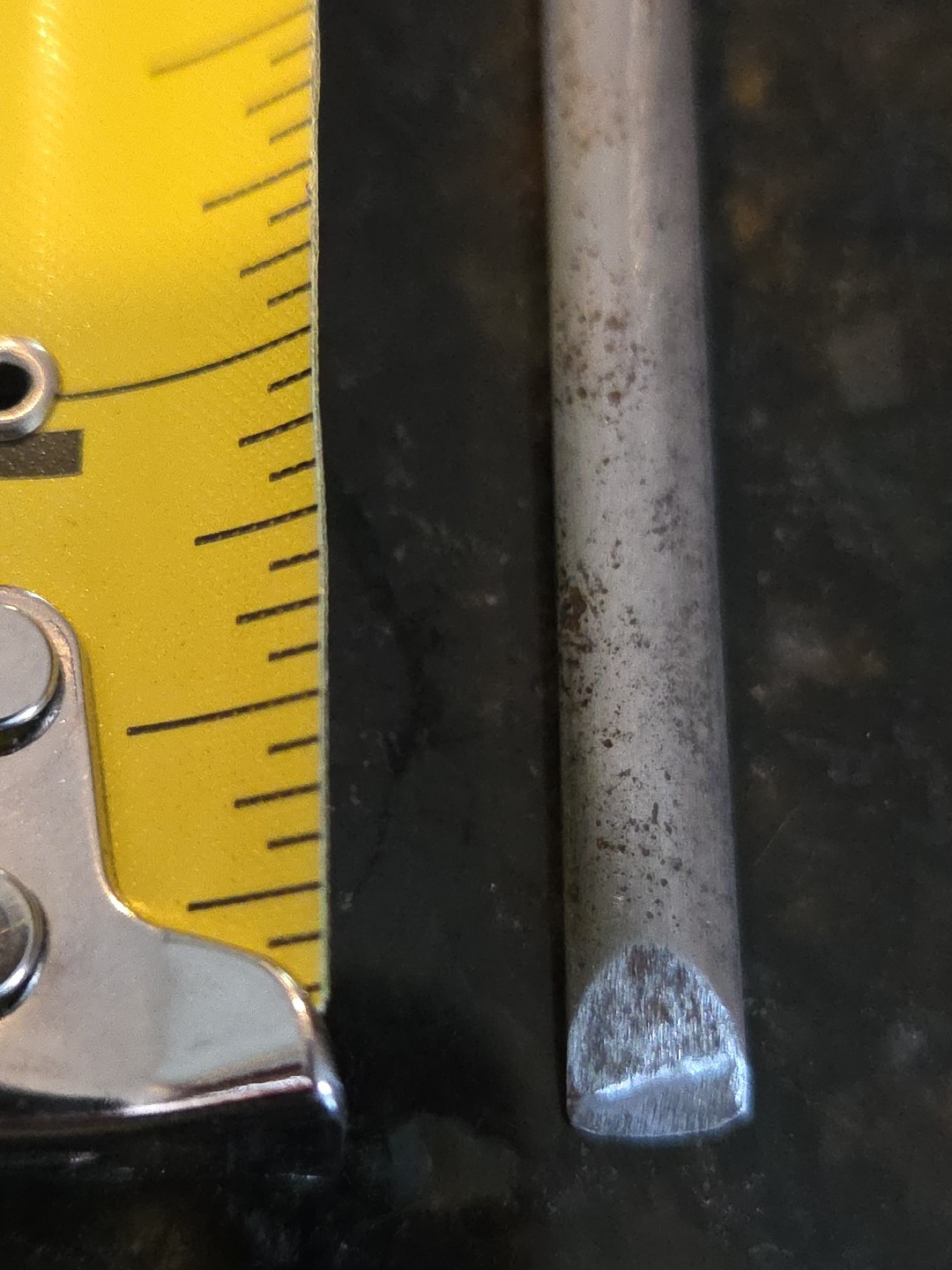 Vintage Pexto 1/4″ beveled edged socket chisel P. S. & W. Co. 7″ long