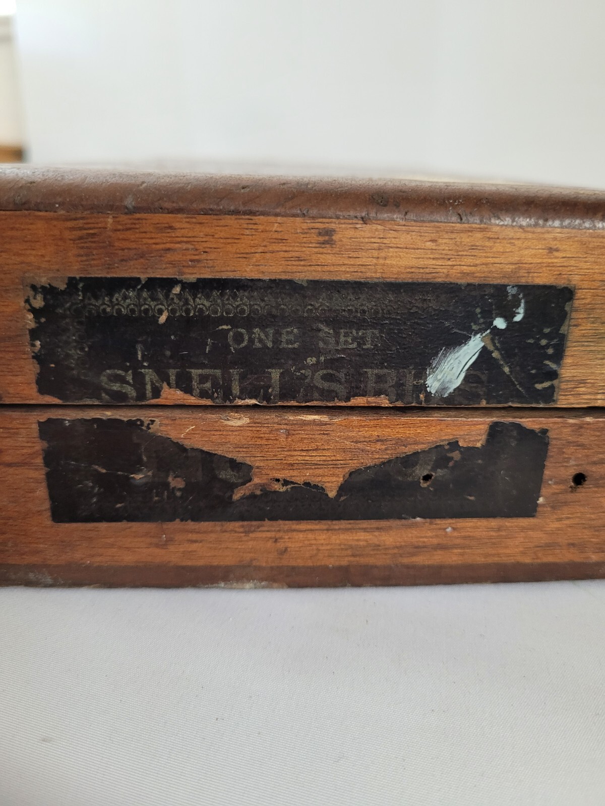 Antique Snell’s Auger Bit Set in Wooden Box Patented 1886!