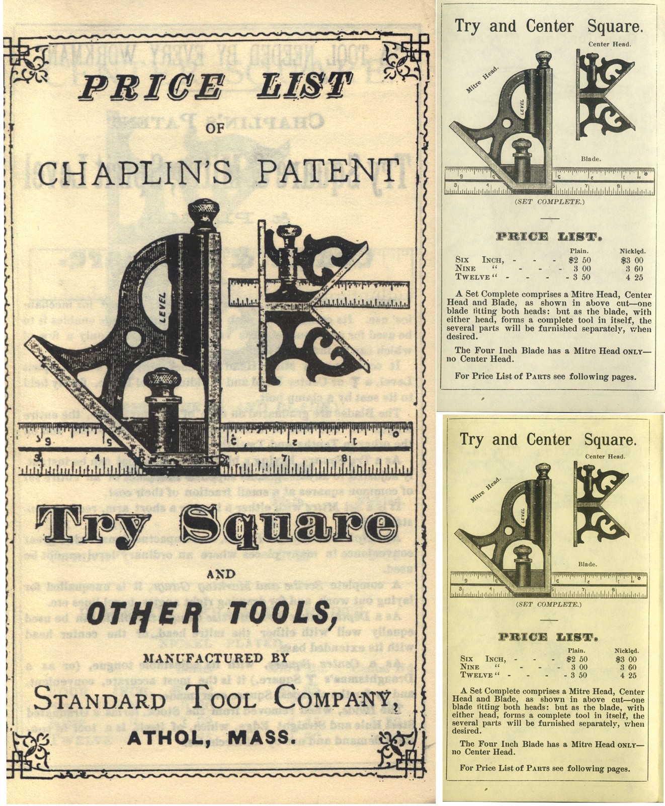 Reprint of 1880’s Standard Tool Co. Booklet of Machinist Tools – mjdtoolparts