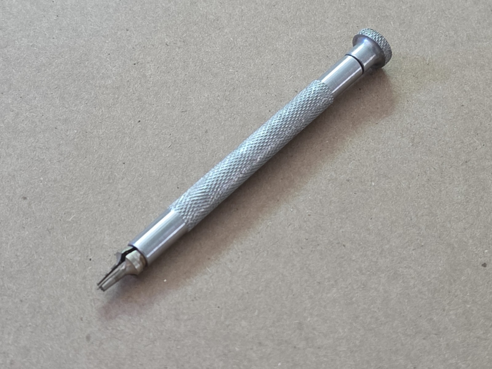 3 Vintage Moody Mach. Jewelers Slotted Screwdrivers. One grabber style