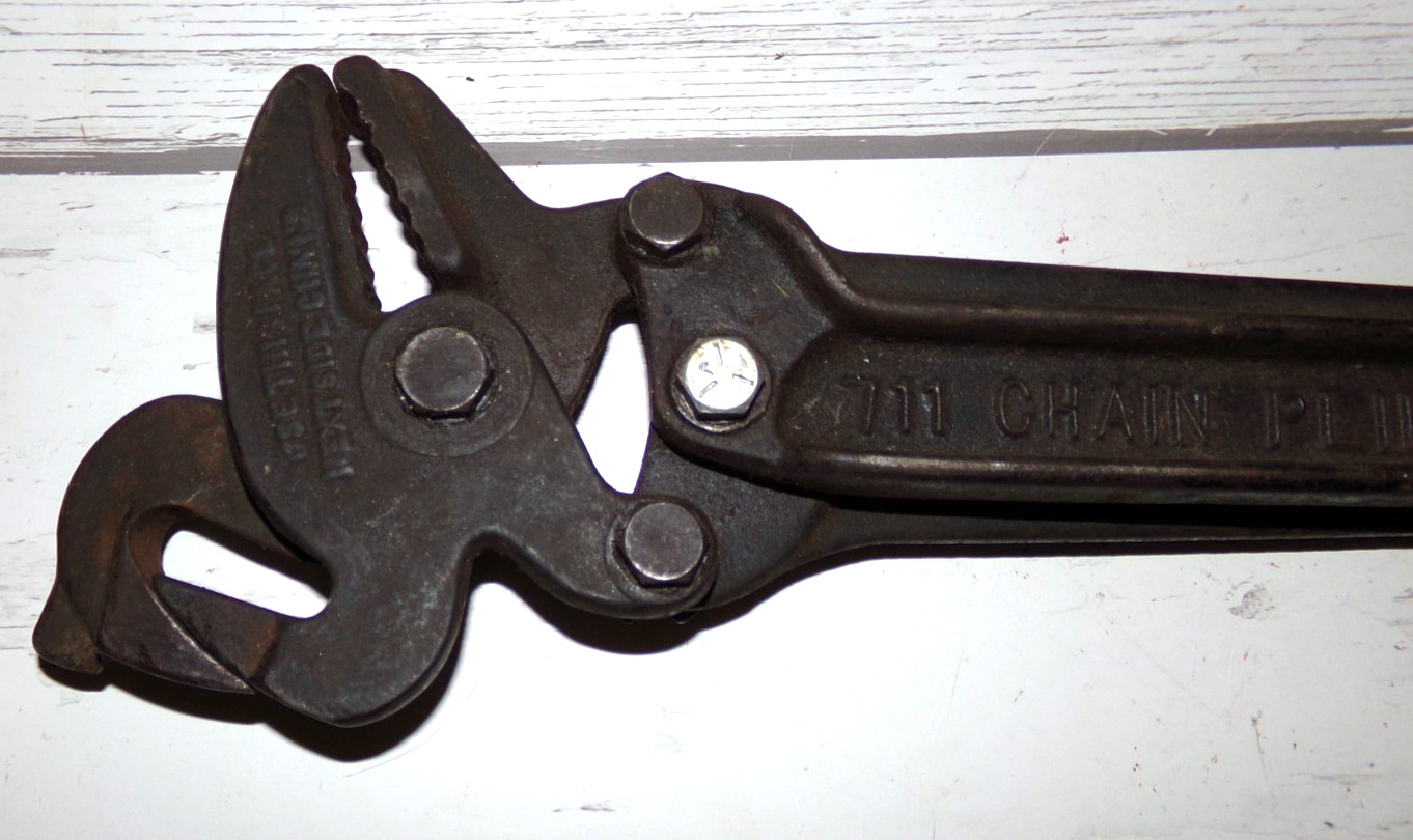 AMERICAN CHAIN & CABLE Co. WEED Chain Plier 711 30″ Inch BRIDGEPORT CONN. Tool