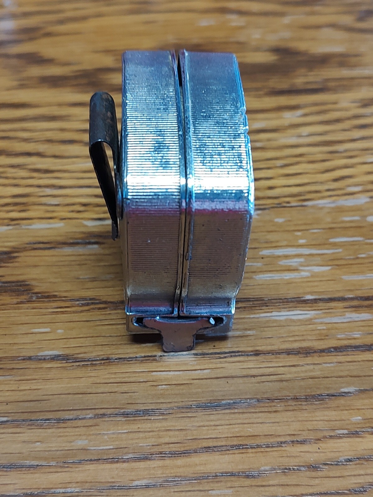 Vintage Lufkin Mezure-matic (White Clad W73xx) 10 FT U.S.A. w/ Belt Hook