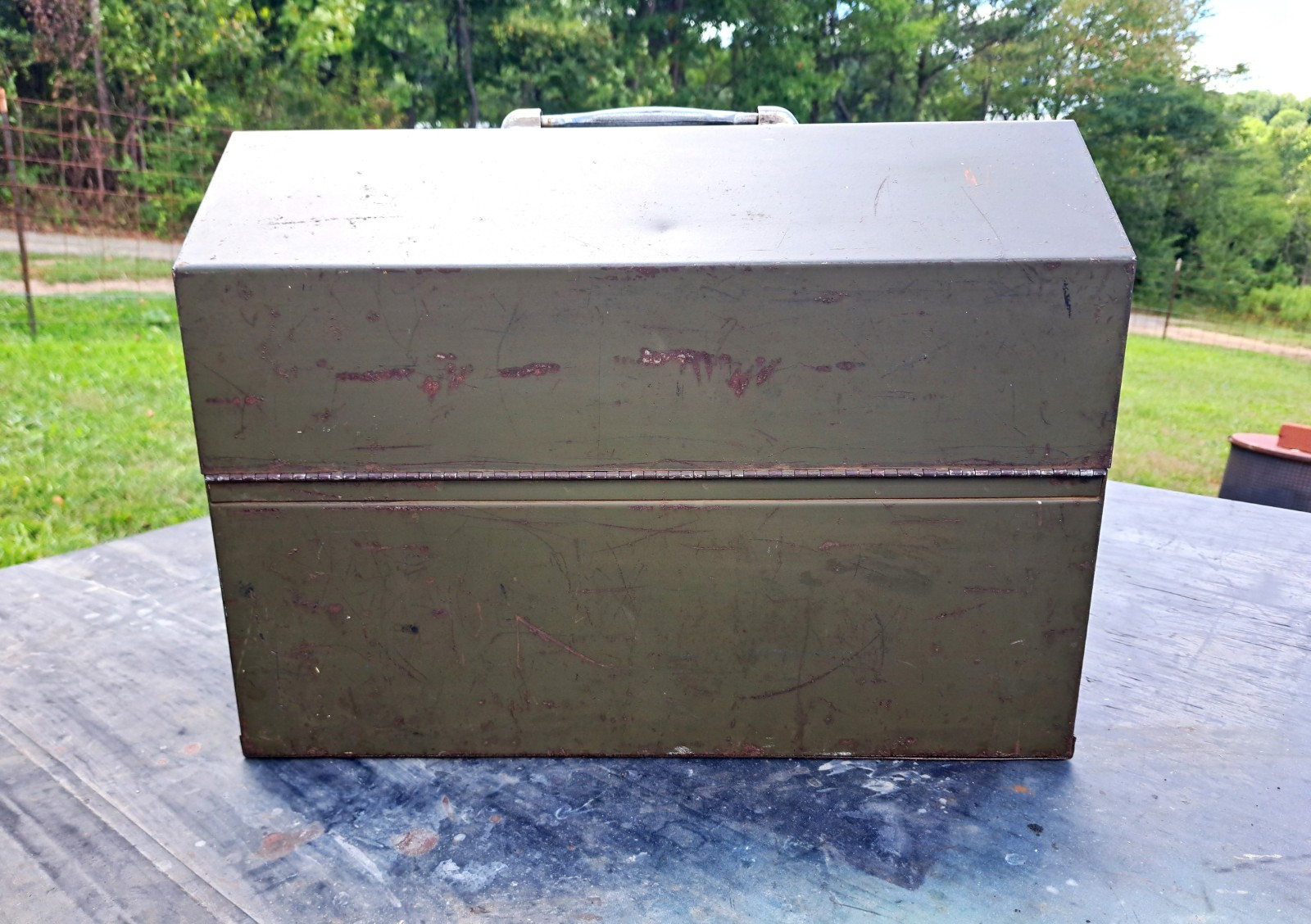 WATERLOO Olive Green Large Army Tool Box – Local Pick Up Only