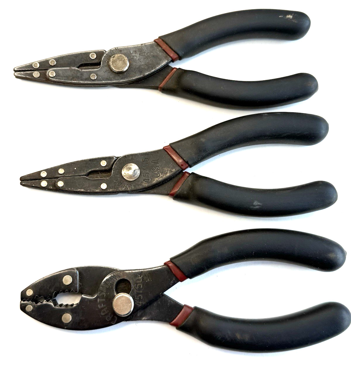 Vintage Craftsman Pliers 45750, 45755
